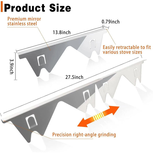 SeamGuard™ Stainless Steel Stove Gap Fillers