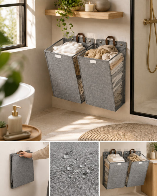 FlexDrop™ Foldable Laundry Hamper