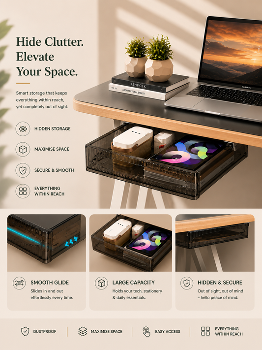 HideAway™ Invisible Storage Shelf Box