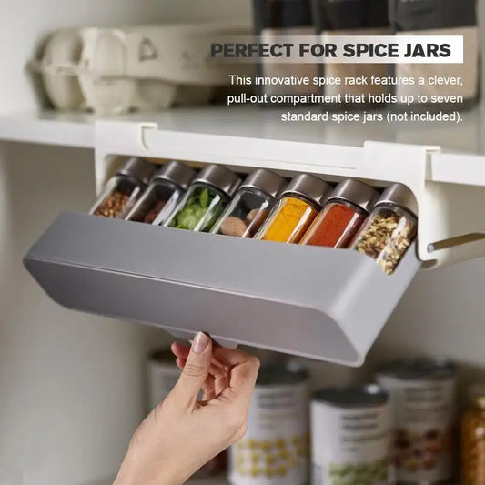 SpiceSlide™ Under-Shelf Spice Organizer