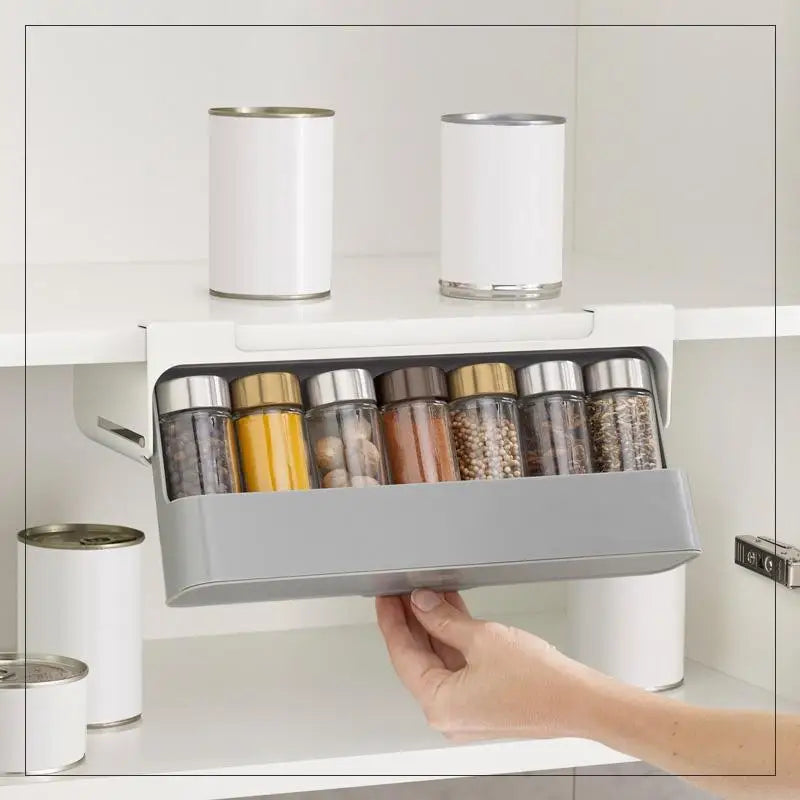 SpiceSlide™ Under-Shelf Spice Organizer