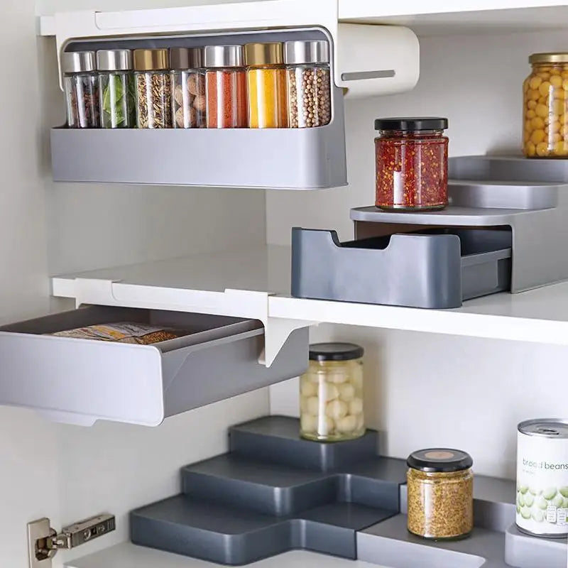 SpiceSlide™ Under-Shelf Spice Organizer