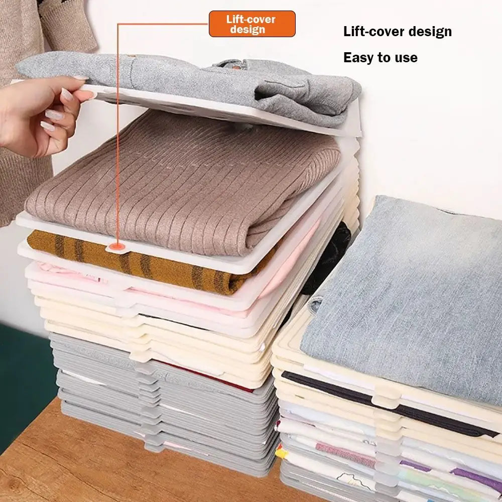 FoldStack™ Stackable Shirt Organizer Boards