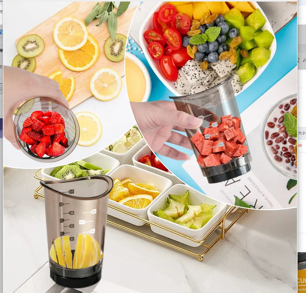 SliceCup™ Multi-Function Vegetable Slicer