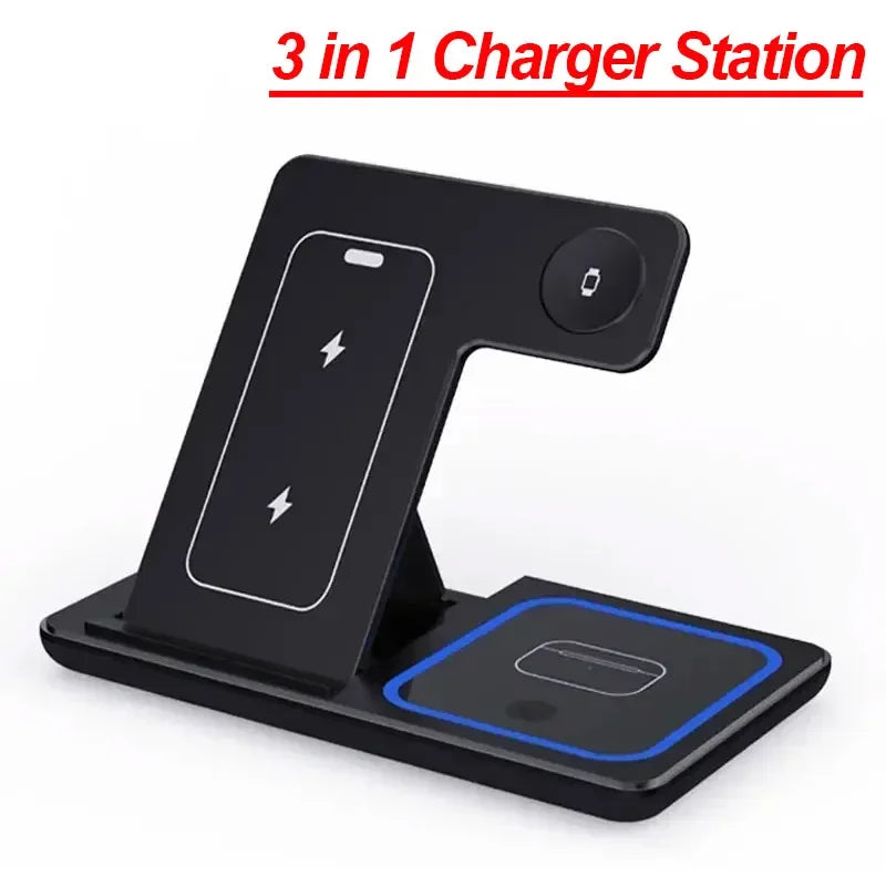 PowerFold™ 3-in-1 Wireless Charging Station
