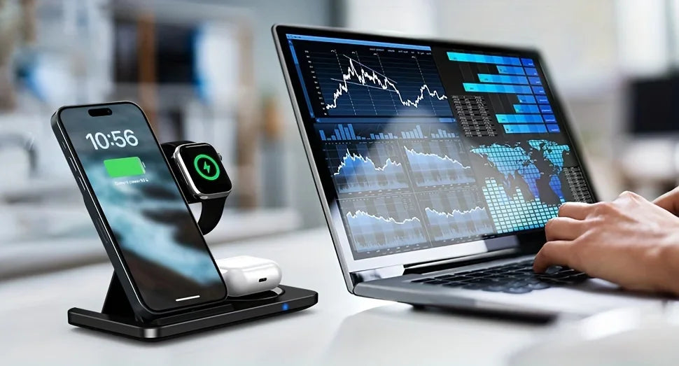 PowerFold™ 3-in-1 Wireless Charging Station