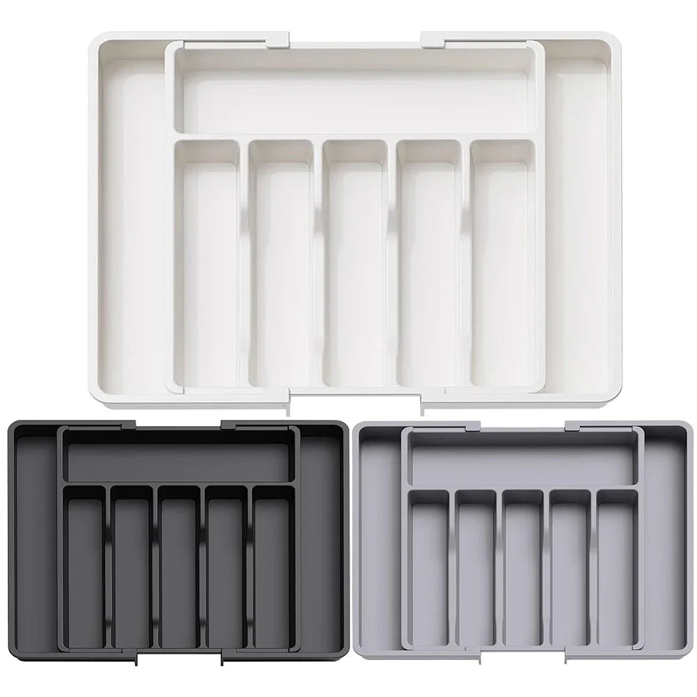FlexSort™ Expandable Silverware Organizer