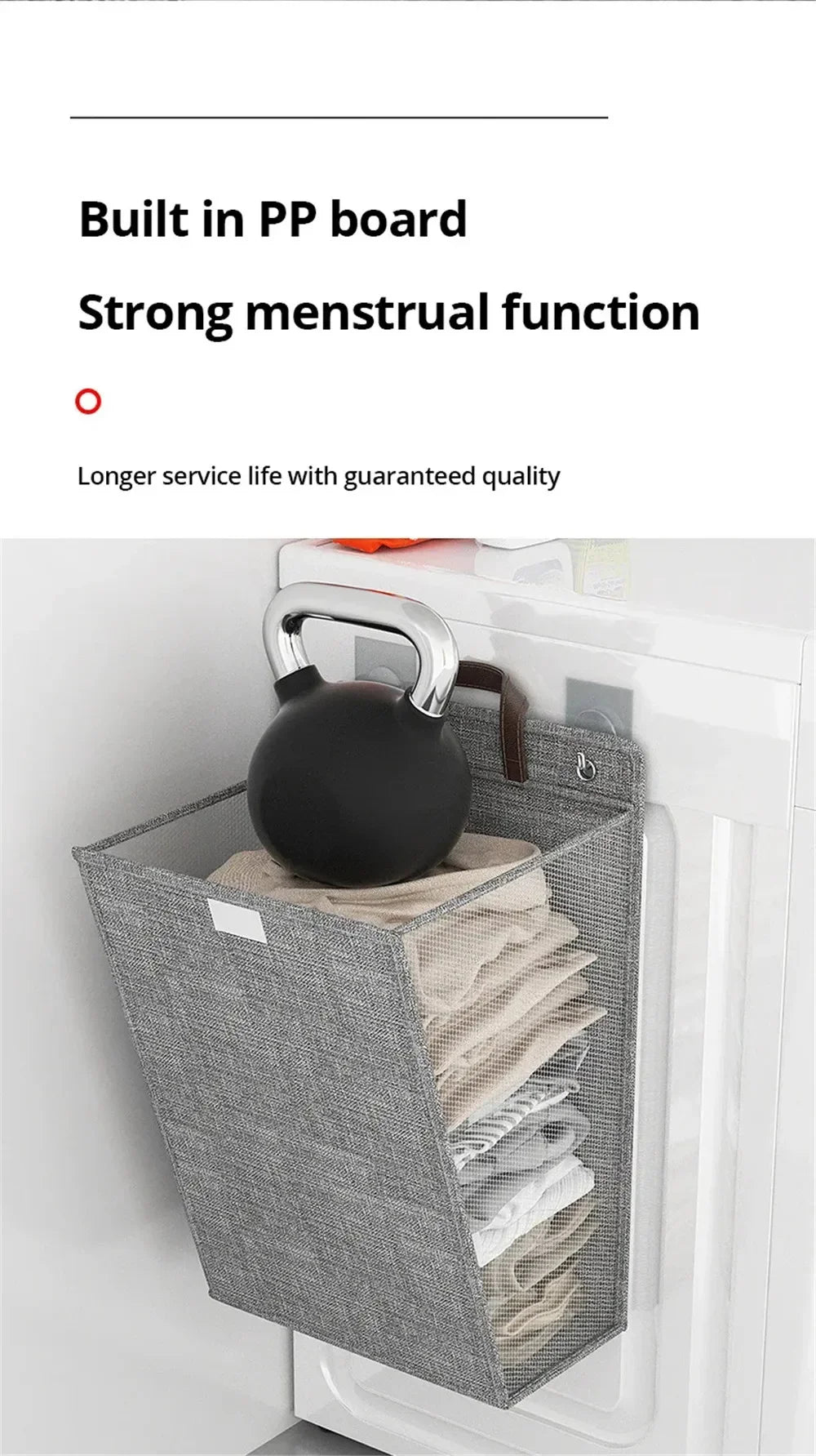 FlexDrop™ Foldable Laundry Hamper