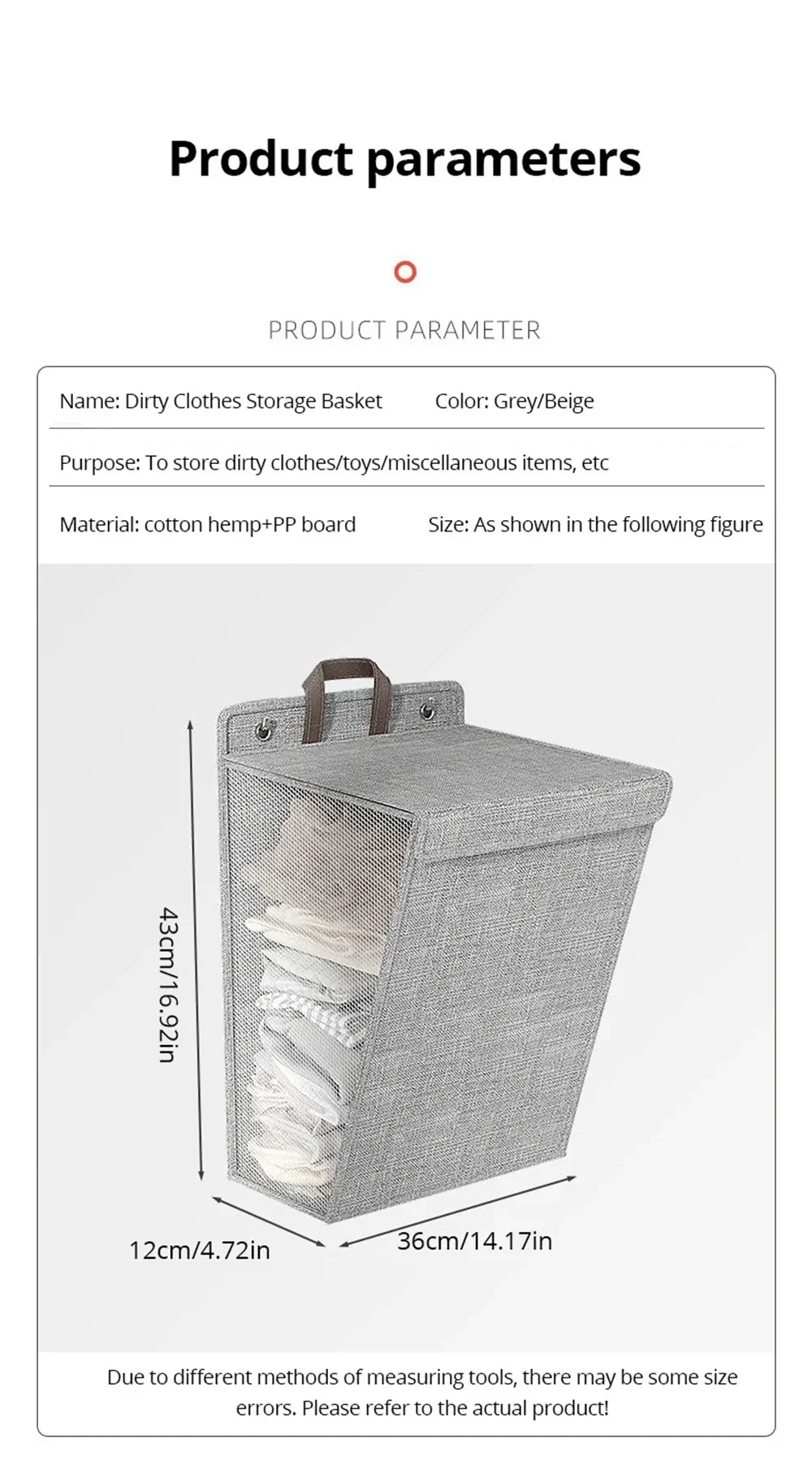 FlexDrop™ Foldable Laundry Hamper