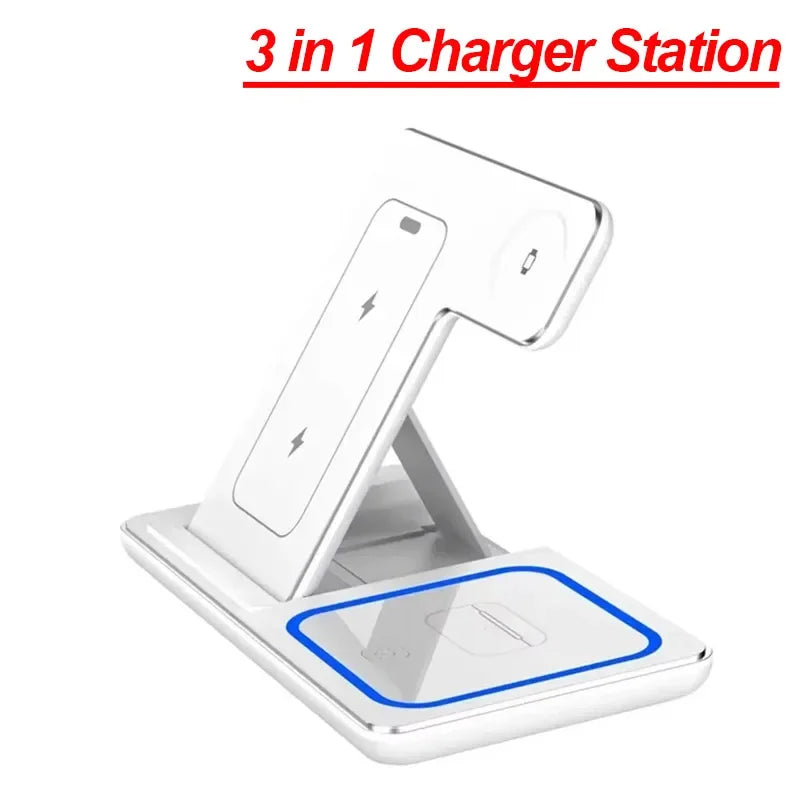 PowerFold™ 3-in-1 Wireless Charging Station