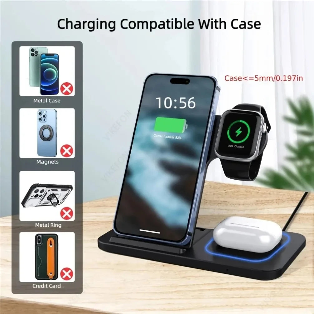 PowerFold™ 3-in-1 Wireless Charging Station