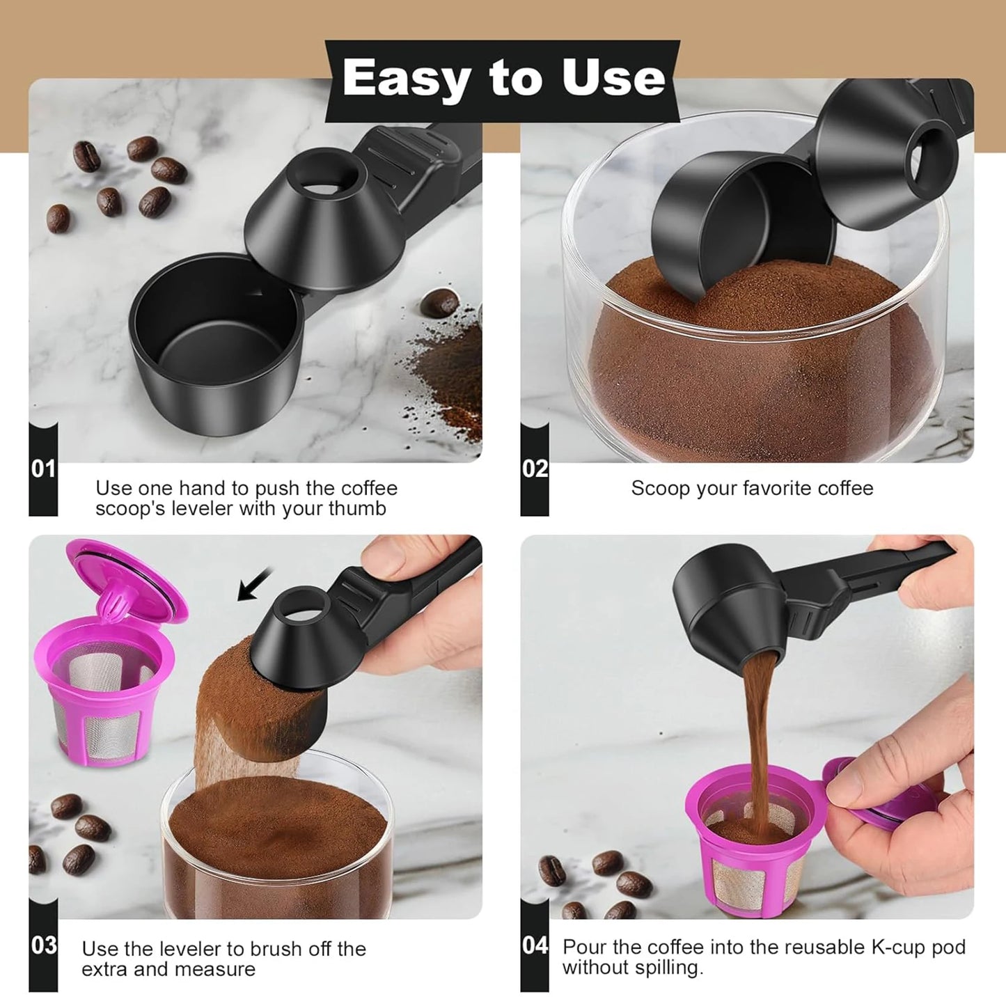 No Spill Precision Filling Spoon