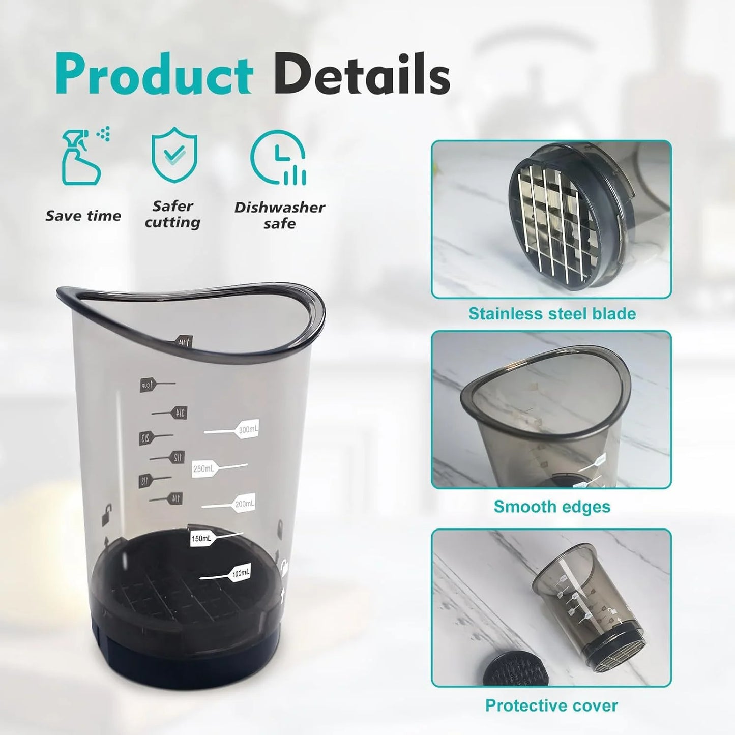 SliceCup™ Multi-Function Vegetable Slicer
