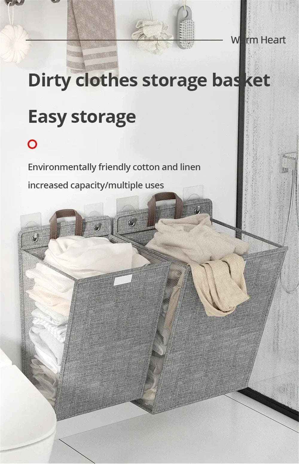 FlexDrop™ Foldable Laundry Hamper