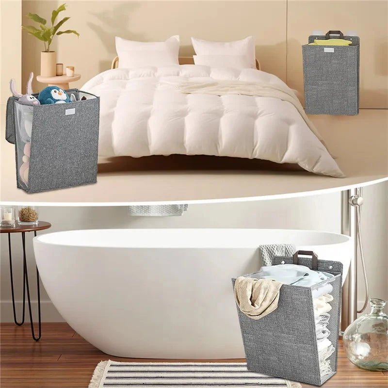 FlexDrop™ Foldable Laundry Hamper