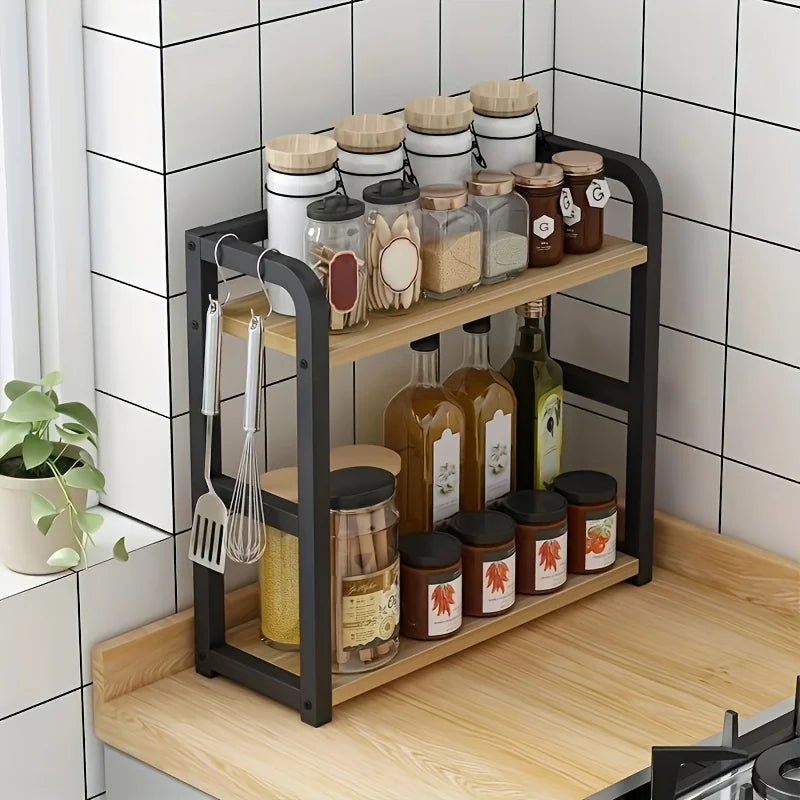 Elevate™ 2-Tier Metal Countertop Shelf